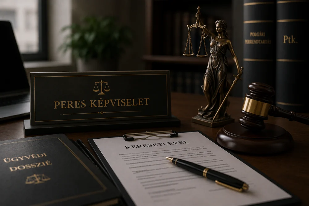 Bírósági tárgyalóterem polgári peres jogi képviselethez